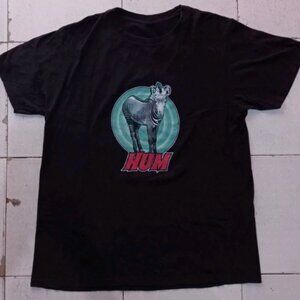 Hum band black cotton t-shirt